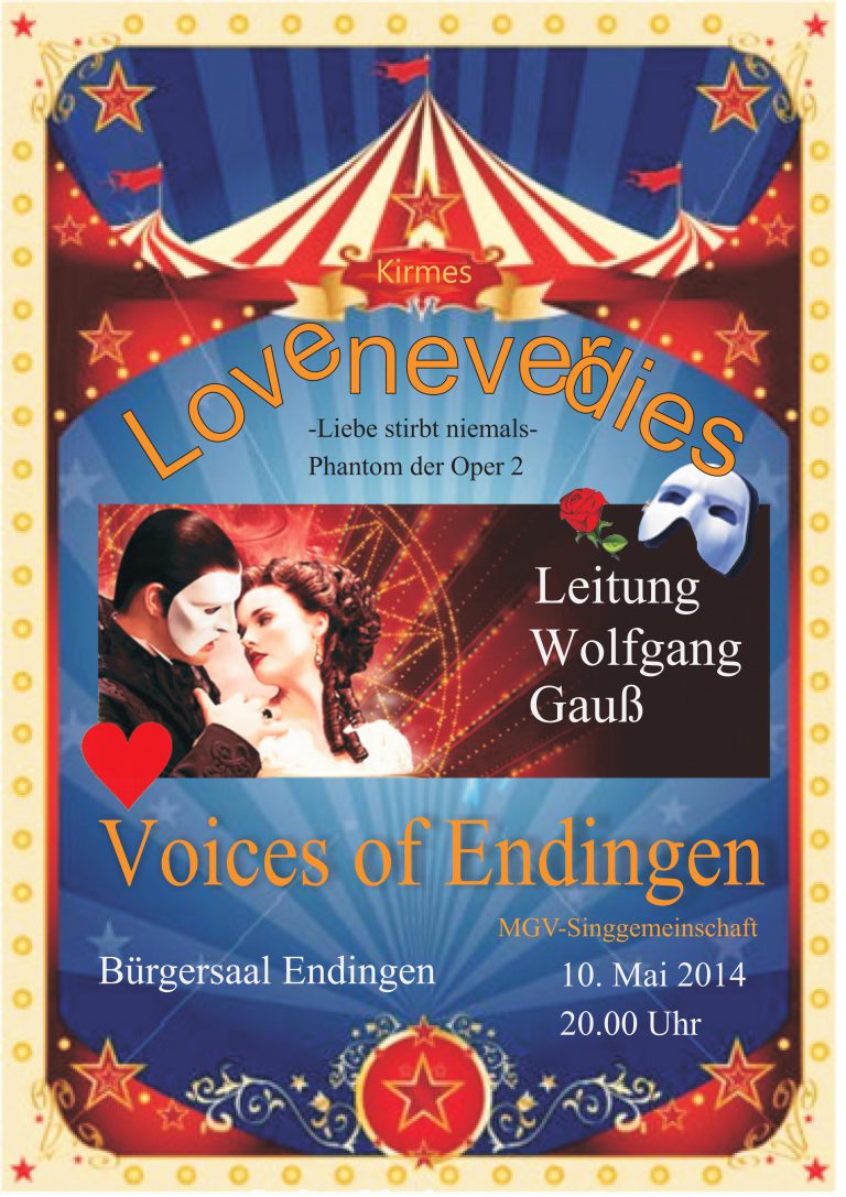 "Love never dies" - Liebe stirbt niemals - Phantom der Oper 2, 10. Mai 2014