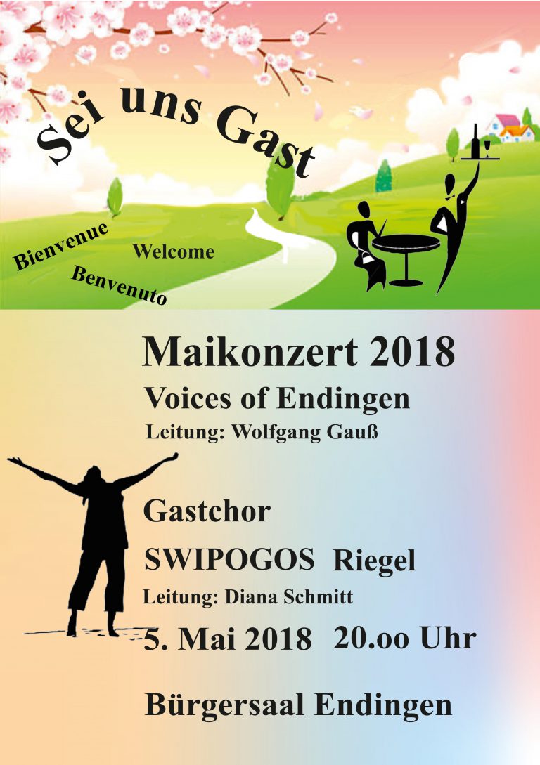"Sei uns Gast" Maikonzert 2018, Gastchor: SWIPOGOS, Riegel, 05. Mai 2018